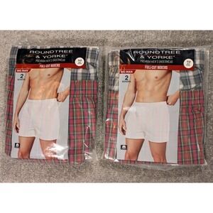 Mens Boxers Briefs Shorts Trunks‎ Underwear Size 52 Combed Cotton/ 4  PAIR